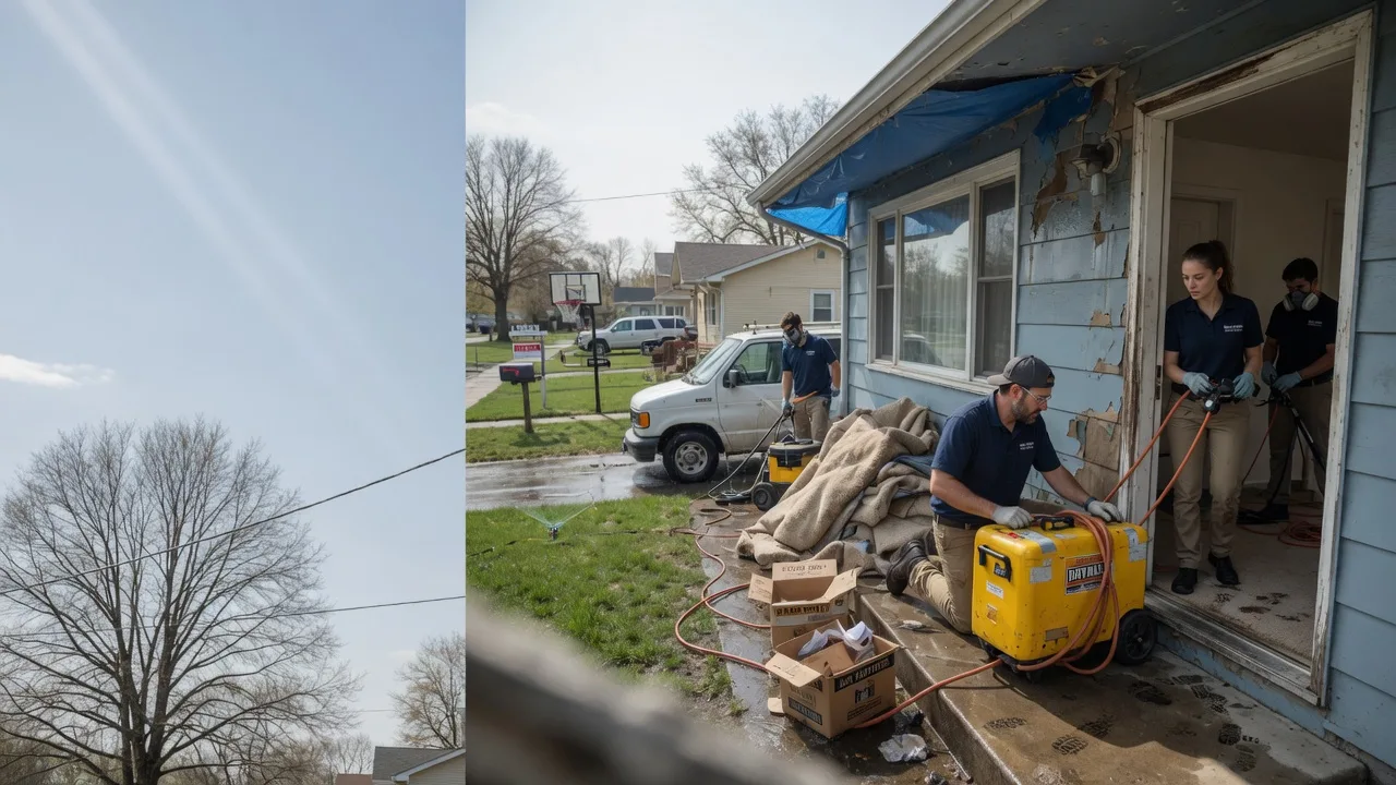 Basement Flood Cleanup in Menno, SD near me